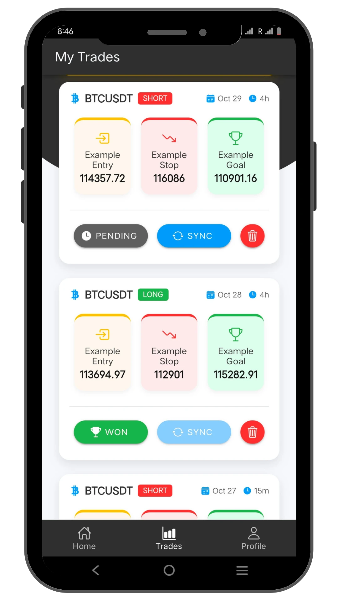 Real-time Trading Signals - Crypto Analysis Software